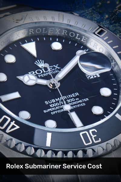 rolex submariner insurace|rolex service cost per year.